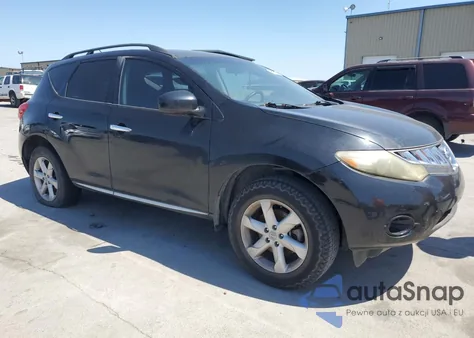 2009 Nissan Murano S z USA, uszkodzony, nr VIN JN8AZ18UX9W023498